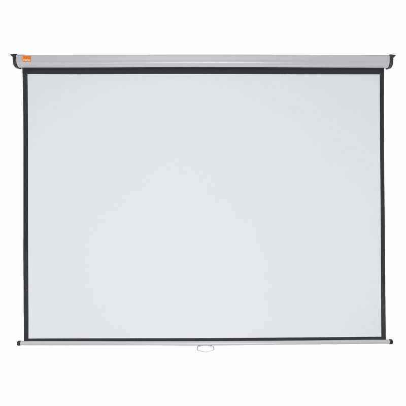 ECRAN proiectie NOBO- manual- format 4 : 3- fixare perete - tavan- 200 x 150 cm- 1902393