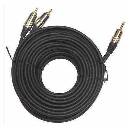 CABLU audio GEMBIRD stereo3.5 mm jack la 2 x RCA)- 1.5m- conectori auriti- CCA-352-1.5Mi)