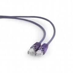 PATCH CORD UTP GEMBIRD Cat5e- cupru-aluminiu- 1 m- violet- AWG26- PP12-1M/Vi)