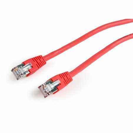 PATCH CORD FTP GEMBIRD Cat6- cupru-aluminiu- 0.5 m- rosu- AWG26- ecranat PP6-0.5M/Ri)