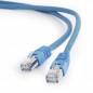 PATCH CORD S/FTP GEMBIRD Cat6a- LSZH- cupru- 0.5 m- albastru- AWG27- dublu ecranat PP6A-LSZHCU-B-0.5Mi)