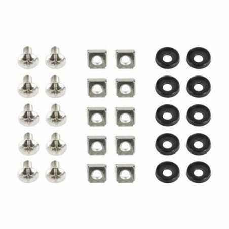 SET montare GEMBIRD pentru rack 19- 50 seturi- contine: 50 x M6 suruburi- 50 x M6 piulite- 50 x M6 saibe 19A-FSET-02