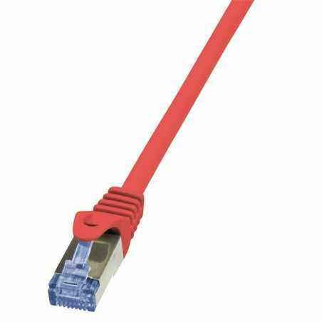 PATCH CORD S/FTP LOGILINK Cat6a- LSZH- cupru- 1 m- rosu- AWG26- dublu ecranat CQ3034Si)
