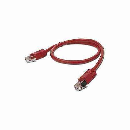 PATCH CORD UTP GEMBIRD Cat5e- cupru-aluminiu- 1 m- rosu- AWG26- PP12-1M/Ri)