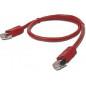 PATCH CORD UTP GEMBIRD Cat5e- cupru-aluminiu- 1 m- rosu- AWG26- PP12-1M/Ri)