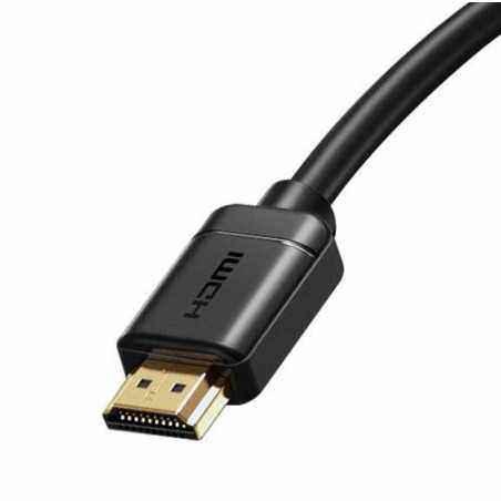CABLU video Baseus HD Series- HDMIT) la HDMIT)- rezolutie maxima 4K UHD3840 x 2160) la 60 Hz- conectori auriti- 3m- negru CAKGQ-