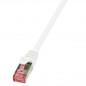 PATCH CORD S/FTP LOGILINK Cat6- LSZH- cupru- 1.5 m- alb- AWG27- dublu ecranat CQ2041Si)