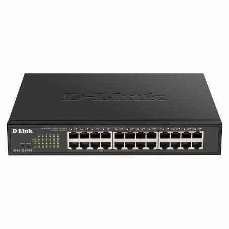 SWITCH PoE D-LINK Smart 24 porturi Gigabit12 PoE)- IEEE 802.3af/at- carcasa metalica- rackabil- DGS-1100-24PV275lei)