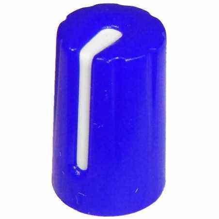 Buton plastic albastru - 17x11mm