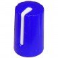 Buton plastic albastru - 17x11mm