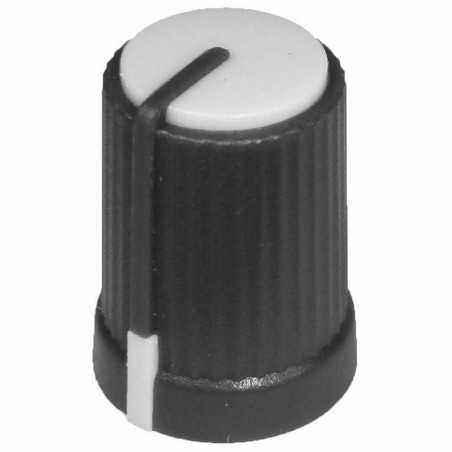 Buton plastic alb - 17x12amm