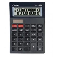 Calculator de birou CANON- AS-120 II- ecran 12 digiti- alimentare solara si baterie- negru- 4722C003AA TV 0.18lei)