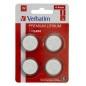 BATERIE VERBATIM- butoniCR2450)- 3V litiu- 4 buc.- 49535 TV 0.04lei)