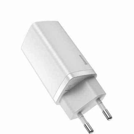 INCARCATOR retea Baseus GaN2 Lite- Quick Charge 65W- 1 x USB 5V/3A- 1 x USB Type-C 5V/3A- alb CCGAN2L-B02 timbru verde 0.75 lei)