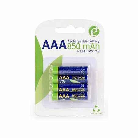 ACUMULATOR GEMBIRD AAAR3)- 1.2V NiMH 850mAh- 4 buc.- EG-BA-AAA8R4-01 TV 0.16lei)