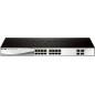 SWITCH D-LINK SMART 16 porturi Gigabit + 4 porturi combo SFP- carcasa metalica- rackabil- DGS-1210-2075lei)