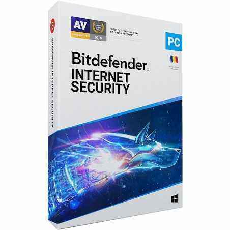 LICENTA  retail BITDEFENDER- tip Internet Security- pt PC- 10 utilizatori- valabilitate 1 an- Windows- IS03ZZCSN1210BEN