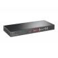 SWITCH TP-LINK 16 porturi- 16 PoE+ 10/100 Mbps RJ45- 2 Gigabit RJ45-1 x combo Gigabit SFP slot- carcasa metal TL-SL1218P75lei)