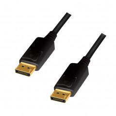CABLU video LOGILINK- DisplayPortT) la DisplayPortT) 1.2- 1m- conectori auriti- rezolutie maxima 4K3840 x 2160) la 60 Hz- plasti