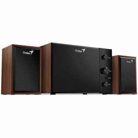 BOXE GENIUS 2.1- RMS: 15W2 x 3.5W + 1 x 8W)- cherry wood- SW-2.1 350 31730037400 TV 10lei)