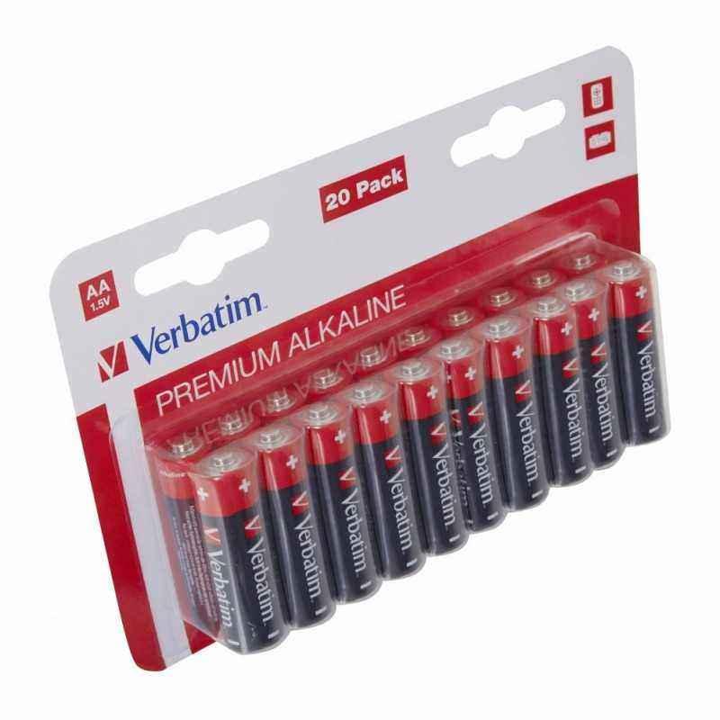 BATERIE VERBATIM AAR6)- 1.5V alcalina- 20 buc.- 49877 TV 0.8lei)