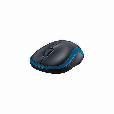 MOUSE LOGITECH- M185- PC sau NB- wireless- 2.4GHz- optic- 1000 dpi- butoane/scroll 3/1- - albastru- 910-002239 TV 0.18lei)