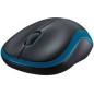 MOUSE LOGITECH- M185- PC sau NB- wireless- 2.4GHz- optic- 1000 dpi- butoane/scroll 3/1- - albastru- 910-002239 TV 0.18lei)