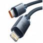 CABLU alimentare si date Baseus Crystal Shine- Fast Charging Data Cable pt. smartphone- Type-C la Lightning Iphone 20W- 2m- brai