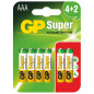 Baterie GP Batteries- Super Alcalina AAALR03) 1.5V alcalina- blister 6 buc. GP24A4/2-2UE6 GPPCA24AS065 - 333586 TV 0.48lei)