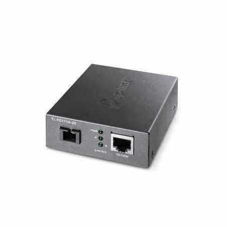 MEDIA CONVERTOR TP-LINK 10/100 Mbps WDM- 1 100 Mbps SC Fiber Port- 1 10/100 Mbps RJ45 PortAuto MDI/MDIX)- pana la 20km TL-FC111A