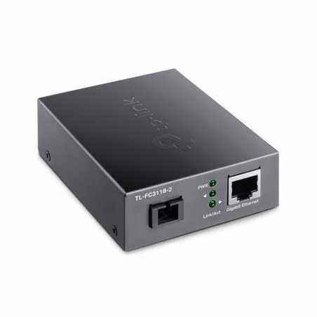 MEDIA CONVERTOR TP-LINK 1 x Gigabit RJ45 WDM Half-Duplex/Full-Duplex- SC single-mode fiber- 1 Gigabit SC Fiber Port- pana la 2km
