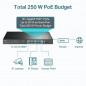 SWITCH TP-LINK 16 porturi Gigabit POE+ 250W total power- 2 combo gigabit SFP- 2 gigabit non-PoE RJ45- carcasa metal TL-SG1218M