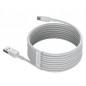 CABLU alimentare si date Baseus Simple Wisdom- Fast Charging Data Cable pt. smartphone- USB la USB Type-C 5A2buc/set)- 1.5m- alb