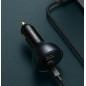 INCARCATOR auto Baseus Qualcomm Quick Charge 5- 1 x USB Output 5V/3A- 2 x USB Type-C max 5V/3A- total output 160W- include cablu