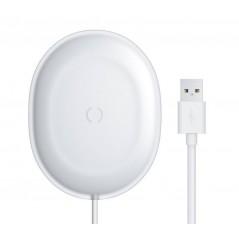 INCARCATOR wireless Baseus Jelly Qi 15W- compatibilitate smartphones si airpods- cablu Type-C la USB inclus- alb WXGD-02 TV 0.18