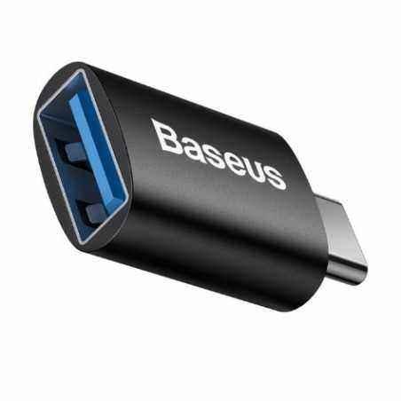 ADAPTOR Baseus Ingenuity Series Mini OTG- USB Type-CT) to USB 3.1M)- corp metalic- negru ZJJQ000001 timbru verde 0.25 lei) - 693