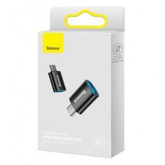 ADAPTOR Baseus Ingenuity Series Mini OTG- USB Type-CT) to USB 3.1M)- corp metalic- negru ZJJQ000001 timbru verde 0.25 lei) - 693