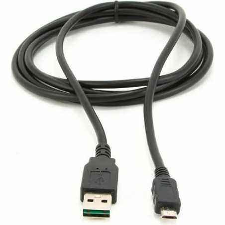 CABLU alimentare si date GEMBIRD- pt. smartphone- USB 2.0T) la Micro-USB 2.0T)conector cu dubla fata)- 1m- premium- conectori au