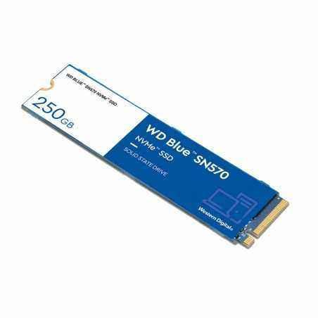 SSD WD Blue SN570- 250GB- M.2- PCIe Gen3.0 x4- R/W: 3300/1200 MB/s- WDS250G3B0C