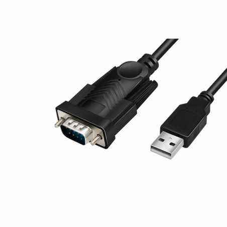 CABLU USB LOGILINK adaptor- USB 2.0T) la Serial DB9M9-pin)(RS232)(T)- 1.5m- negru- AU0048A TV 0.18lei)