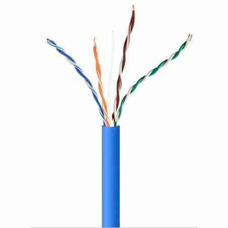 ROLA CABLU UTP GEMBIRD- Cat5e- 305m- Cupru-Aluminiu- Solid- AWG24- blue- UPC-5004E-SOL-B