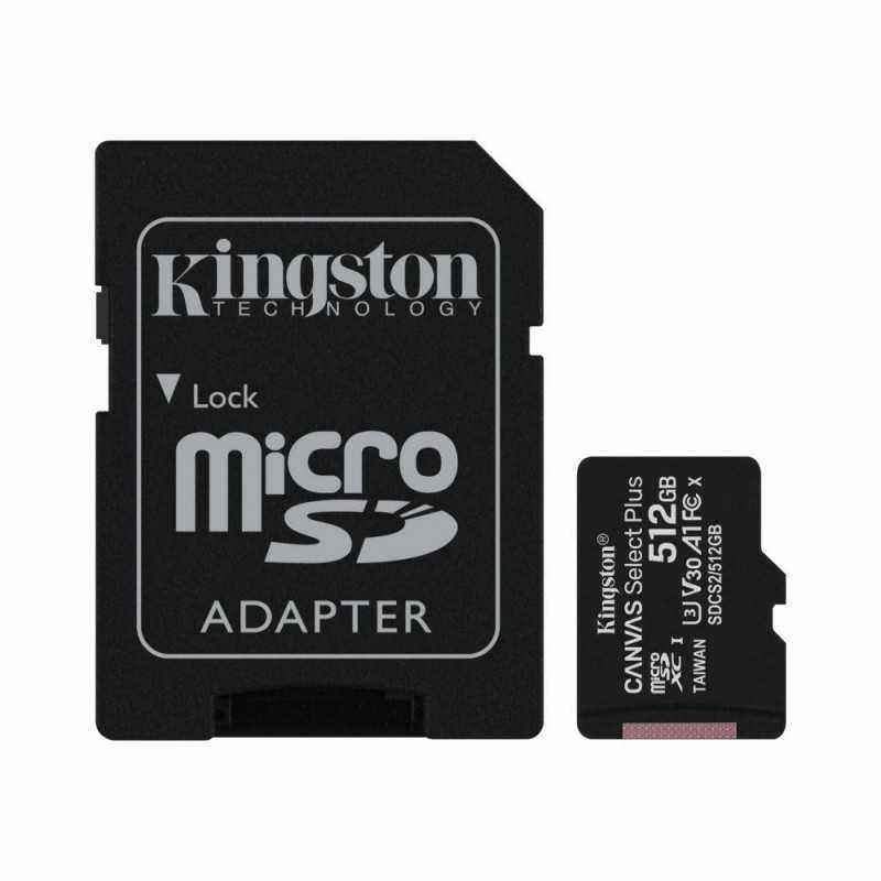 CARD MicroSD KINGSTON- 512 GB- MicroSDXC- clasa 10- standard UHS-I U3- SDCS2/512GB TV 0.03 lei)