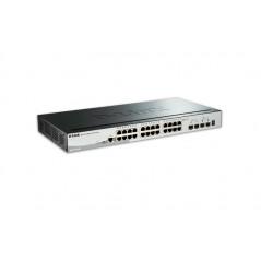 24-port GigE PoE + 2-port SFP + 2-port lOG SmartPro Switch- D-link DGS-1510-28P(include timbru verde 1 leu)