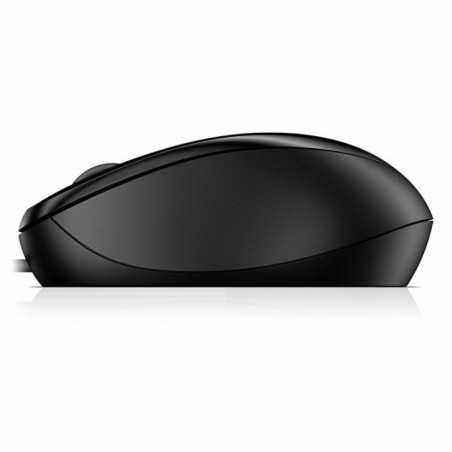 MOUSE HP- X1000- PC sau NB- cu fir- USB- optic- 1200 dpi- butoane/scroll 3/1- - negru- 4QM14AA TV 0.18lei)