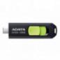 MEMORIE USB Type-C 3.2 ADATA 128 GB- retractabila- carcasa plastic- negru / verde ACHO-UC300-128G-RBK/GN TV 0.03 lei)