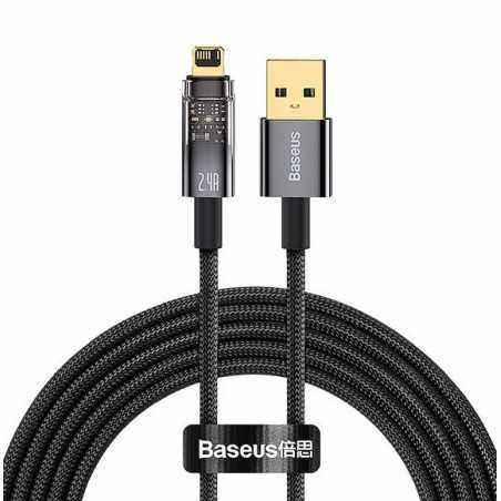 CABLU alimentare si date Baseus Explorer- Fast Charging Data Cable pt. smartphone- USB la Lightning Iphone 2.4A- 1m- Auto Power-