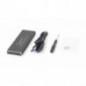 RACK extern GEMBIRD- pt. SSD- M.2- M.2- interfata PC USB 3.0- aluminiu- argintiu- EE2280-U3C-01)