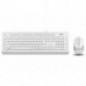 Kit TASTATURA si Mouse A4TECH- Fstyler FM10+FK10- wired- 104 taste format standard- mouse 1600dpi- 4/1 butoane- alb- F1010-W TV