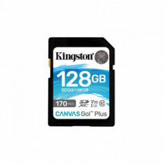 CARD SD KINGSTON- 128 GB- SDXC- clasa 10- standard UHS-I U3- SDG3/128GB TV 0.03 lei)