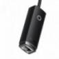 ADAPTOR RETEA Baseus Lite- USB 2.0 to RJ-45 10/100 Mbps Adapter- LED- negru WKQX000001 TV 0.18lei) - 6932172606022